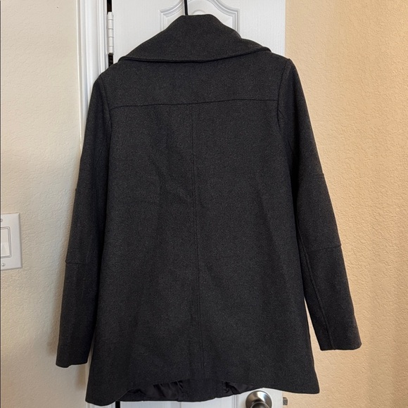 Kenneth Cole Wool Blend Bouclé Car Coat - Picture 3 of 4